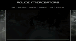 Desktop Screenshot of policeinterceptors.co.uk