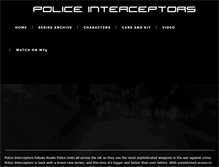 Tablet Screenshot of policeinterceptors.co.uk
